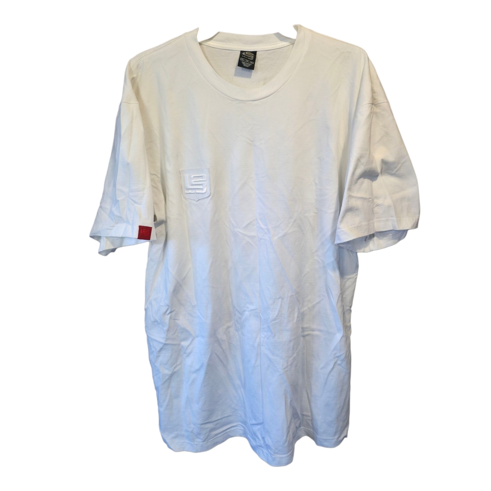 Stylish White Short Sleeve Tee